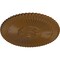 Ekena Millwork Nexus Ceiling Medallion (Fits Canopies up to 2 3/4"), Hand-Painted Smokey Topaz, 30"OD x 1 1/4"P CM30NESTF - alternate 3